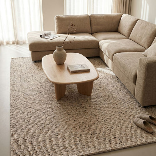 DÉJA Living Vloerkleed Bela - Beige Mix Wol - 200x290cm