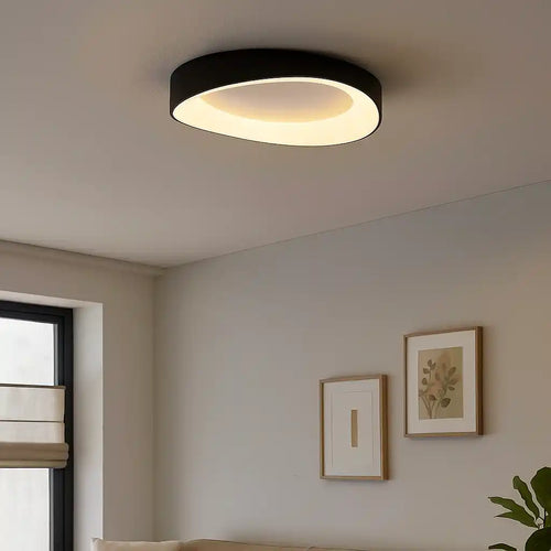 Freelight plafondlamp Duna - 1 lichts - 47.5  x 10.5   cm - zwart - vtwonen shop