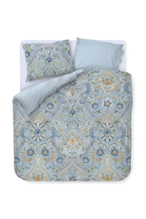 Pip Studio dekbedovertrek Saluti Grandi - 200x200/220 cm - licht blauw