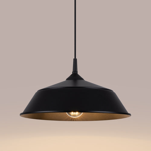 Sollux Lighting Hanglamp FRIKA zwart - 34x34x74cm