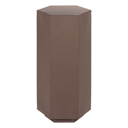 WOOOD plantenstandaard Rexo - Metaal Hoogglans - Bruin - 67x28x28
