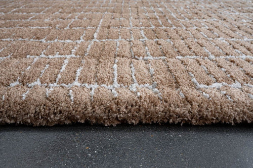 Interieur05 Vloerkleed Rectangle Bruin/Wit - 200 x 290 cm - vtwonen shop