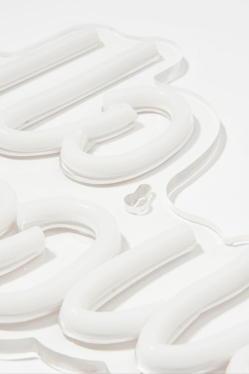 Luca Lighting Hello Gorgeous Neonverlichting met Timerfunctie - L50 x B2 x H28 cm - Rood - vtwonen shop