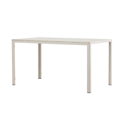 Nest outdoor Joas Polywood Tuin Eettafel Beige - 140 x 90 cm