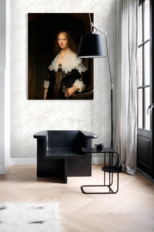 Origin Wallcoverings behang marmer lichtbeige - 53 cm x 10.05 m - 347390