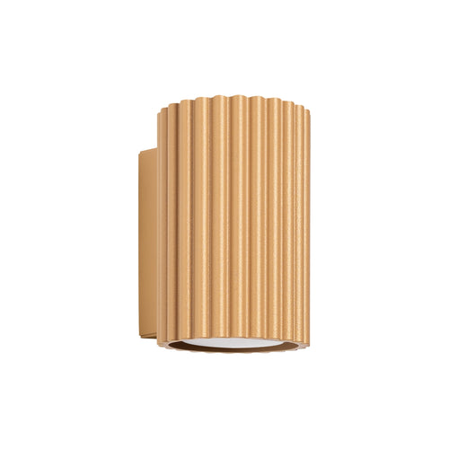 Sollux Lighting Wandlamp KARBON 10 goud - 6,5x8,5x10cm