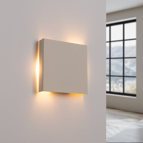 Sollux Lighting Wandlamp VANTA beige - 15x2,4x15cm