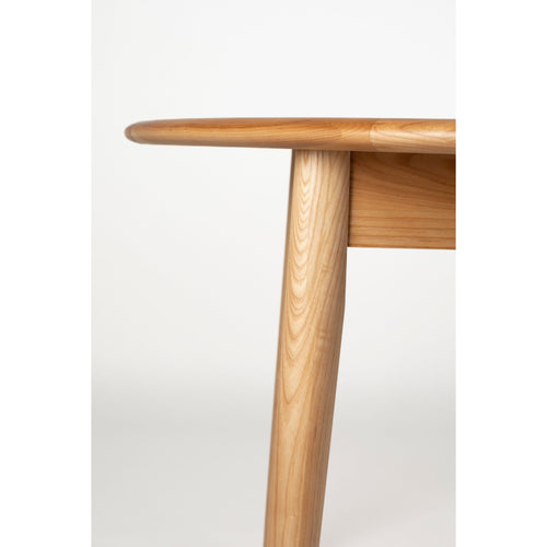 Zuiver Twist Uitschuifbare Eettafel Rond 120/160 cm Eikenhot - Beige - vtwonen shop