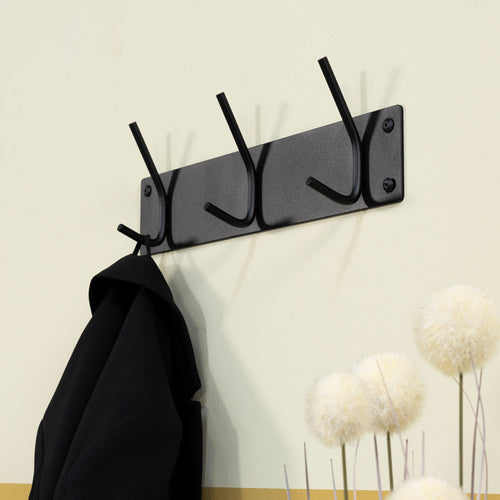 Spinder Design kapstok Fusion 3 - Zwart - 3 haken - vtwonen shop