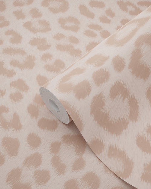 ESTAhome behang panterprint poederroze - 53 cm x 10.05 m - 139964