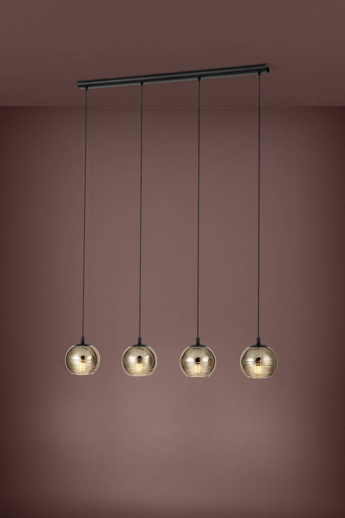 EGLO hanglamp Lemorieta - e27 - 111 cm - zwart/goud - vtwonen shop