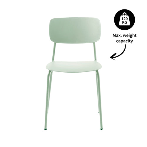 Kick eetkamerstoel Lio - Mintgroen - vtwonen shop
