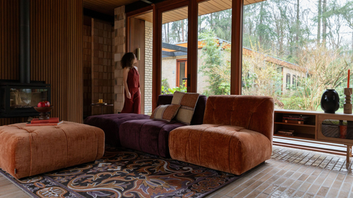 Dutchbone Giada Sofa 2-zits Plum - Paars - vtwonen shop