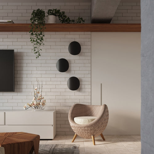Sollux Lighting Wandlamp SENSES zwart - 25x8x29cm