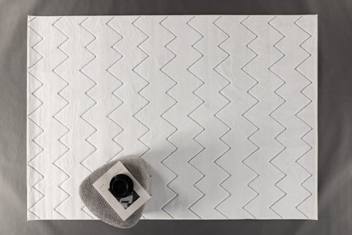 Rebellenclub Vloerkleed Elu - Wit - vtwonen shop