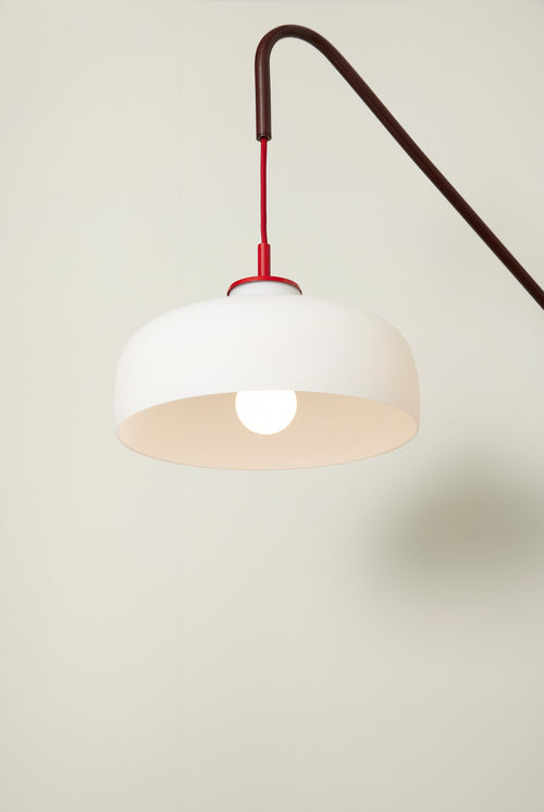 Hübsch wandlamp Current - glas/ijzer - 71x30xh111cm