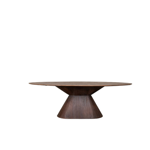 LABEL51 Eettafel Jagger - Donkerbruin Mangohout - 200x110x76cm