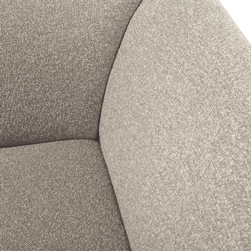 WOOOD hoekelement recht Mojo Base - Bouclé - Beige Melange - 74x105x105