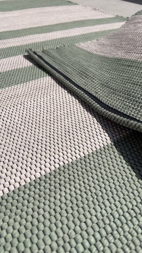 AFK Living vloerkleed Tiago - handgemaakt - Gerecycled katoen - 140 x 200 cm - vtwonen shop