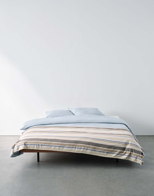 Marc O'Polo Tove dekbedovertrek - Eenpersoons – 140x200/220 cm - Powder blue