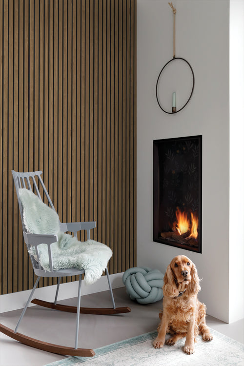 ESTAhome behang houten wandpanelen 3d bruin - 53 cm x 10.05 m - 139609 - vtwonen shop