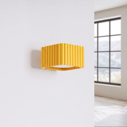 Sollux Lighting Wandlamp RIFF geel Gx53 - 10x12x6cm