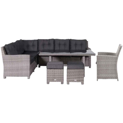 Garden Impressions lounge dining set Jaru desert sand - 6-delig - links - vtwonen shop