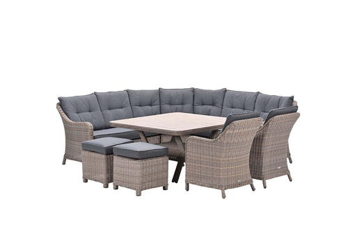 Milwaukee lounge-dining hoekset XL - vintage willow - mystic grey - vtwonen shop