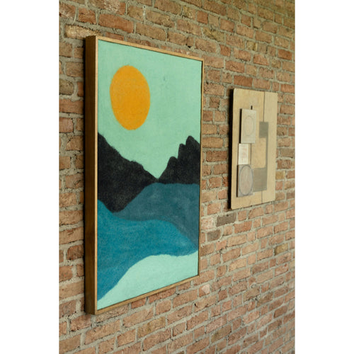 Dutchbone Gandhi Wanddecoratie - Blauw - vtwonen shop