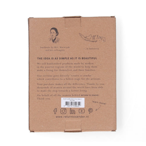 Return to Sender Dinerkaarsen assorti donker - 17 cm - vtwonen shop