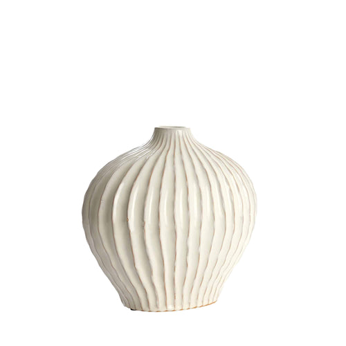Light & Living vaas Lorito - wit - 35x21x30cm