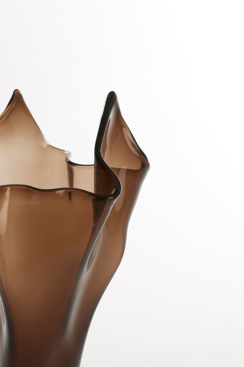 Light & Living vaas AIORA - Ø22x40cm - bruin