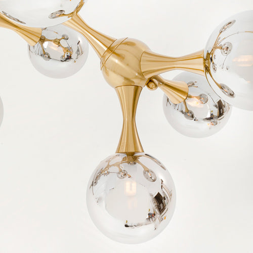 Kare Design Hanglamp Atomic Balls 14 goud - vtwonen shop