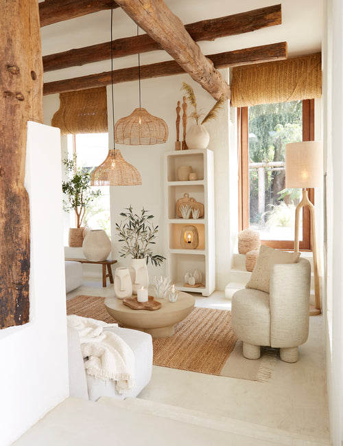 Light & Living stoel KAMOVA - Ø65x78cm - wit - vtwonen shop