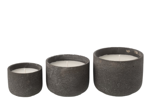 J-Line buitenkaars Rond - donkergrijs - large - 47U