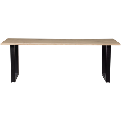 WOOOD boomstam tafel met u-poot Tablo - Eiken - 75x199x90 - vtwonen shop