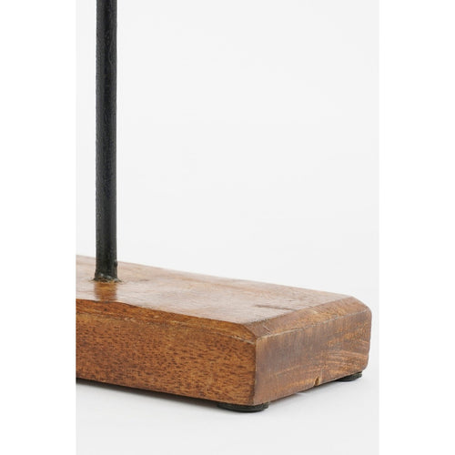 Mica Decorations Petra Woondecoratie - L39 x B21 x H8 cm - Mangohout - Bruin