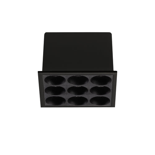 Ideal Lux LIKA Inbouwspot zwart, 1x LED, 1050lm, 3000K