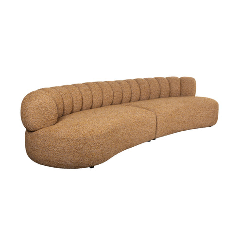 Dutchbone Duvane 4,5-Zitsbank Bruin