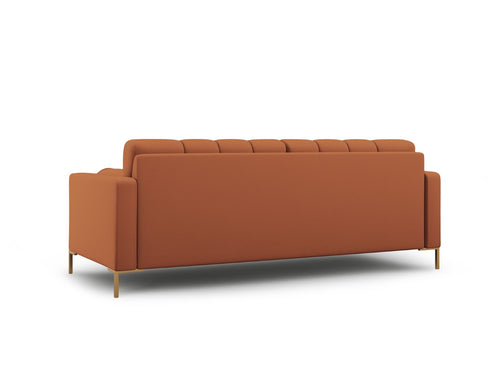 Cosmopolitan Design Bank Bali 3-zits, structurele stof, baksteen - 96x177x75cm