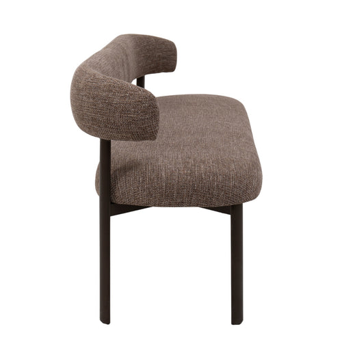 DÉJA Living Eetkamerbank Alamo - Taupe/Brons - 200cm