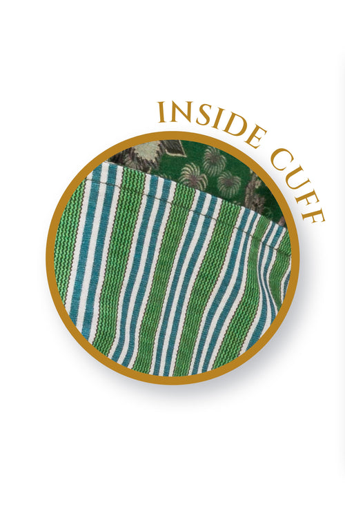 Pip Studio - Naomi Kimono Dames - Daisy Dreams - Groen - L - vtwonen shop