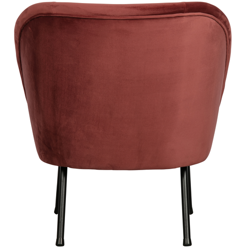 BePureHome Vogue Fauteuil -Polyester - Chestnut - 69x57x70