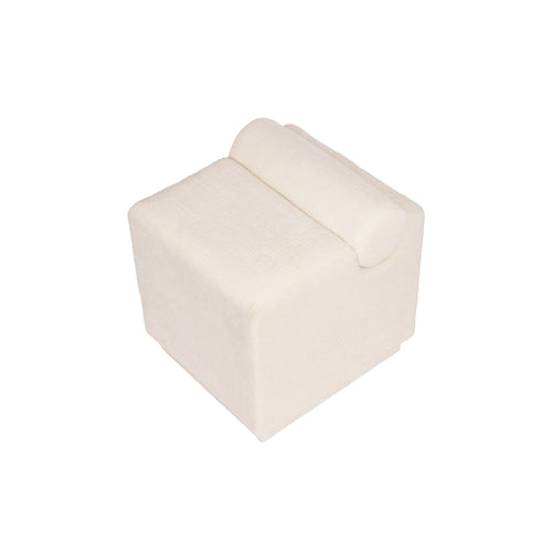 S|P Collection - Poef 46x42xH49cm cloud beige Brume