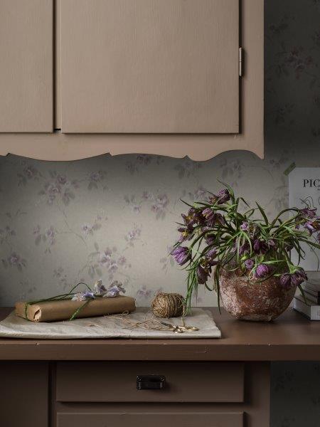 Borastapeter behang bloemen beige - 53 cm x 10.05 m - 660263 - vtwonen shop