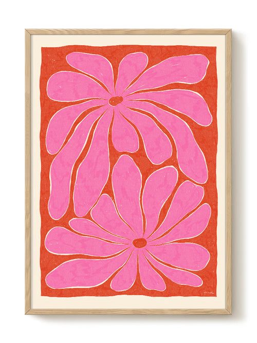 Hanna KL - Magnolia Pink - PSTR studio Kunst Poster - vtwonen shop