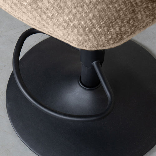 LABEL51 Barkruk Vino - Beige Stof - Zithoogte 64–84cm - Set van 2 - vtwonen shop