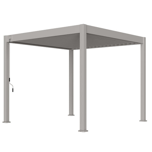 Garden Impressions Pergola bioclimatic tuinpaviljoen 300x300xH255 cm - zand