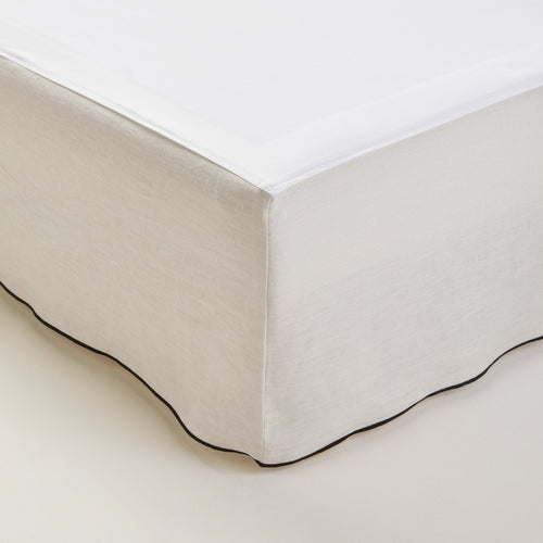 Madura Hoes voor boxspring Carlina kalksteen en zwarte hommel 180x200 cm