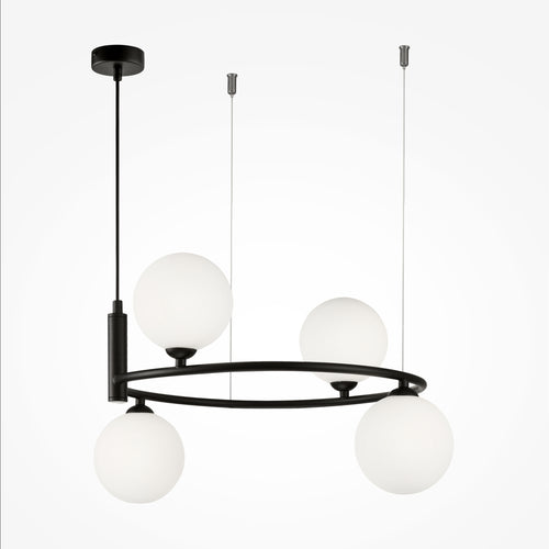 Maytoni - Hanglamp Ring - Zwart - vtwonen shop